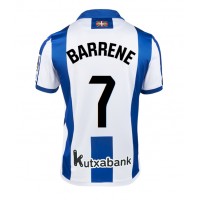 Real Sociedad Ander Barrenetxea #7 Hjemmebanetrøje 2024-25 Kortærmet